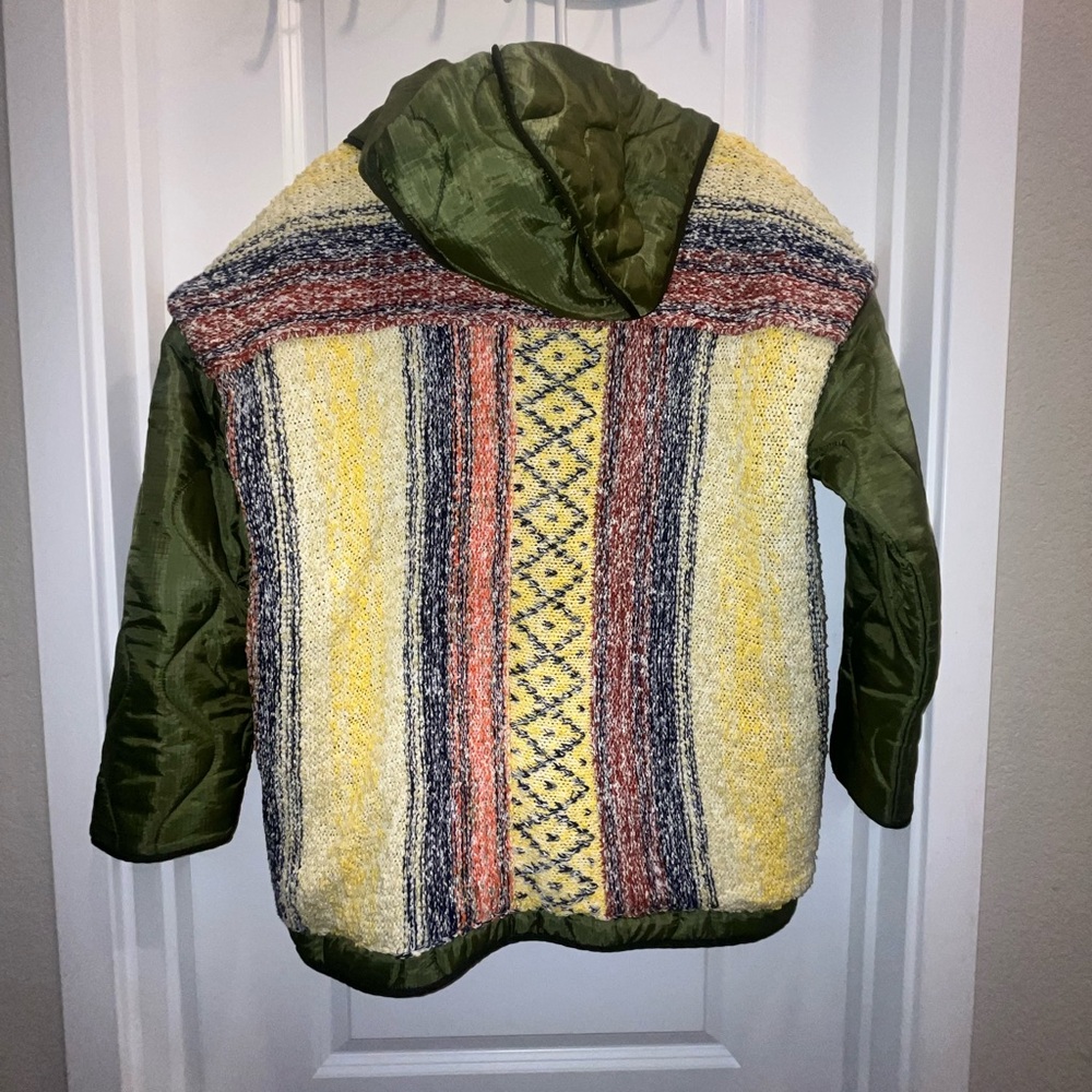 Pilcro Anthropologie Knit Quilted Coat - Picture 4 of 6